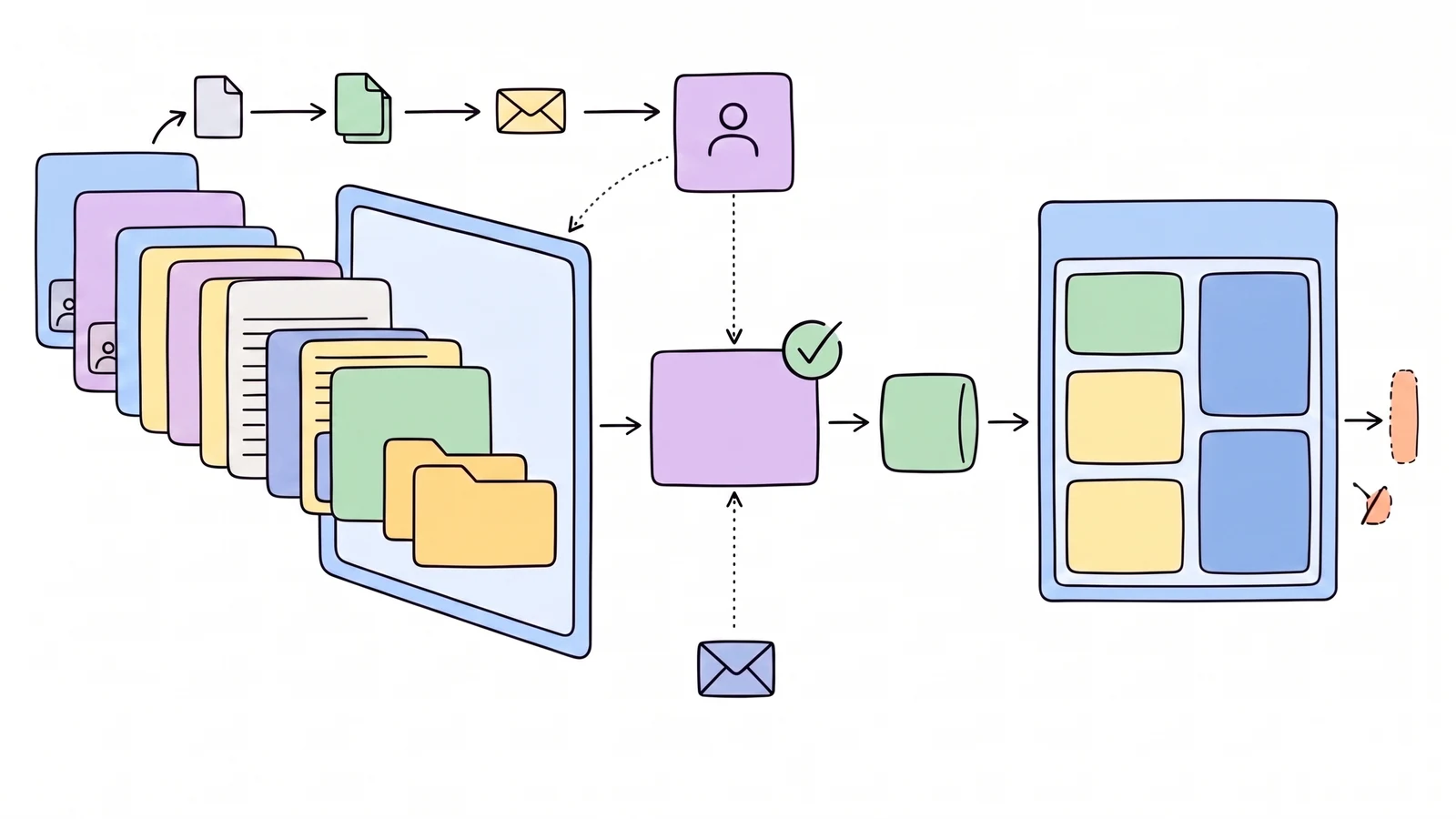 A stream of conversation cards enters a controlled compressor, which preserves a compact memory capsule and recent messages inside a bounded context window.